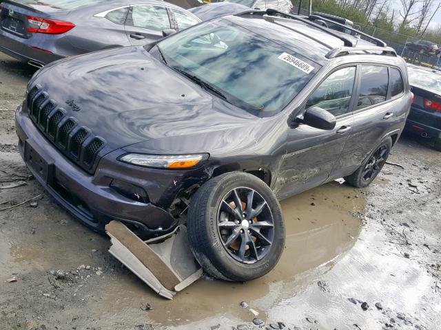 1C4PJMCSXEW298108 - 2014 JEEP CHEROKEE L BLACK photo 2