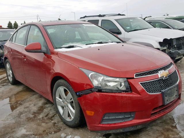 1G1P75SZ3E7169553 - 2014 CHEVROLET CRUZE RED photo 1