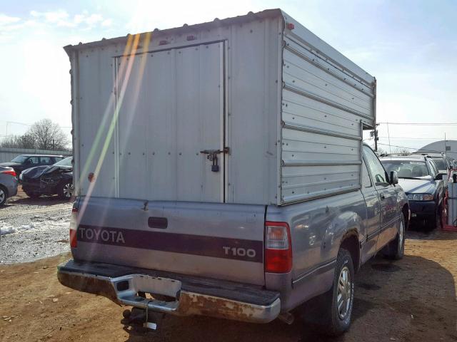 JT4TN12D6V0032317 - 1997 TOYOTA T100 XTRAC GRAY photo 4