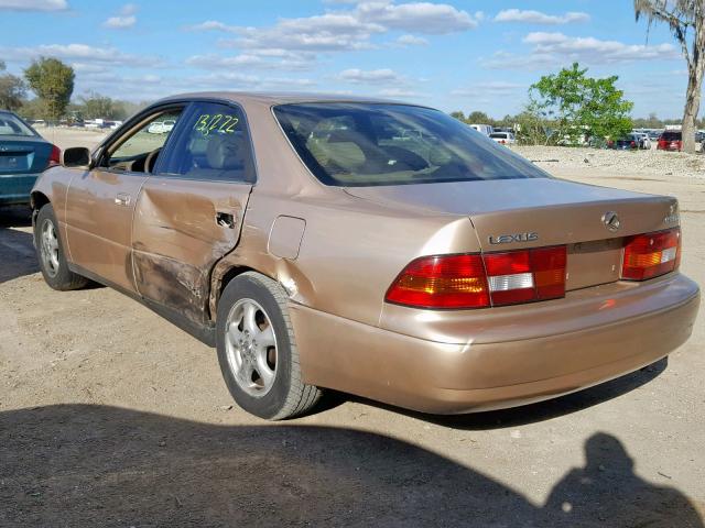 JT8BF28G2W5025657 - 1998 LEXUS ES 300 GOLD photo 3