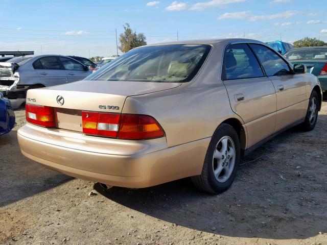 JT8BF28G2W5025657 - 1998 LEXUS ES 300 GOLD photo 4