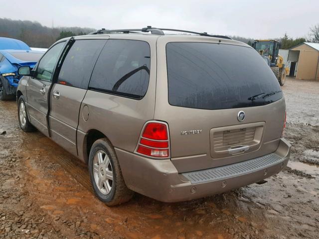 2MRDA202X4BJ10454 - 2004 MERCURY MONTEREY BROWN photo 3