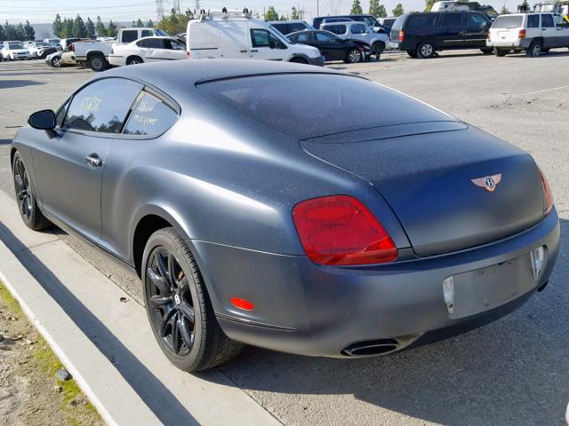 SCBCR73W07C044460 - 2007 BENTLEY CONTINENTA BLACK photo 3