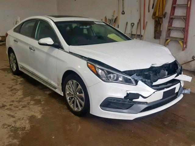 5NPE34AF4GH391397 - 2016 HYUNDAI SONATA SPO WHITE photo 1