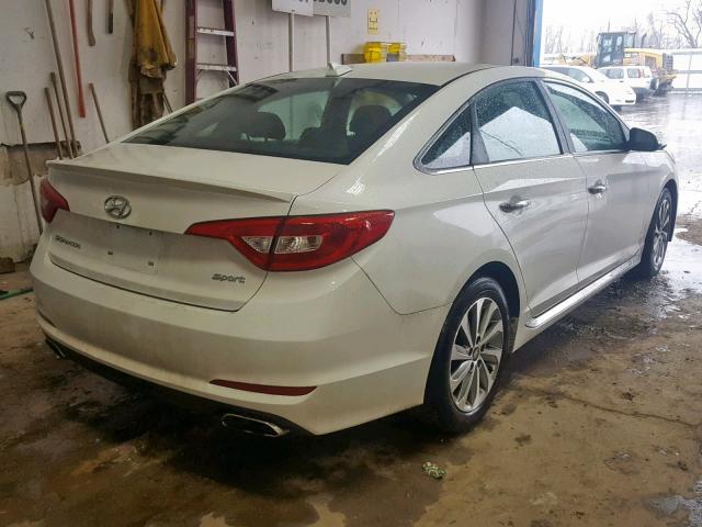 5NPE34AF4GH391397 - 2016 HYUNDAI SONATA SPO WHITE photo 4