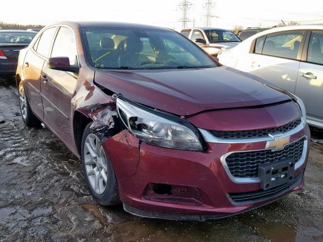 1G11C5SL6FF301063 - 2015 CHEVROLET MALIBU 1LT ბურგუნდია ფოტო 1