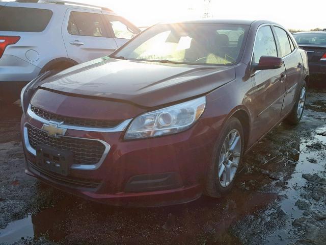 1G11C5SL6FF301063 - 2015 CHEVROLET MALIBU 1LT ბურგუნდია ფოტო 2