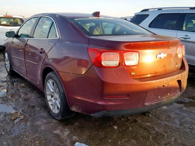 1G11C5SL6FF301063 - 2015 CHEVROLET MALIBU 1LT ბურგუნდია ფოტო 3
