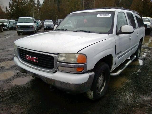 3GKFK16Z02G295961 - 2002 GMC YUKON XL K WHITE photo 2