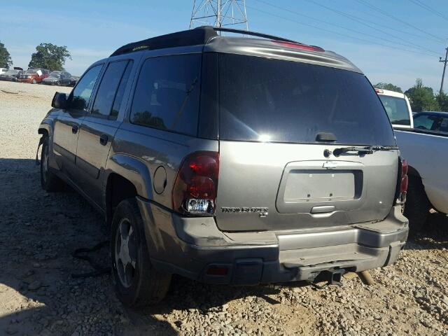 1GNET16S856161221 - 2005 CHEVROLET TRAILBLAZE GRAY photo 3