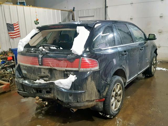 2LMDU88C38BJ22963 - 2008 LINCOLN MKX BLACK photo 4