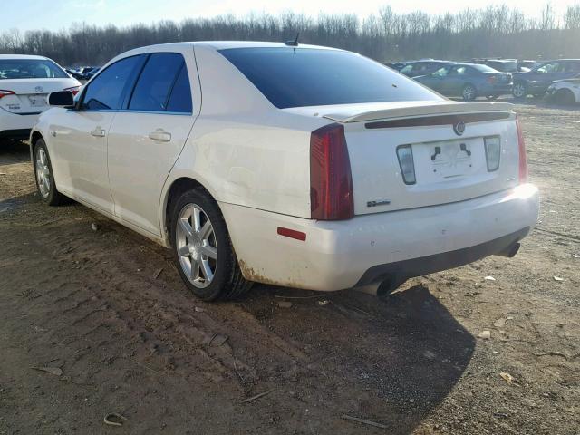 1G6DC67A750166343 - 2005 CADILLAC STS WHITE photo 3