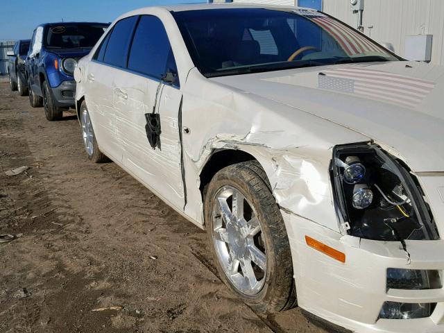 1G6DC67A750166343 - 2005 CADILLAC STS WHITE photo 9