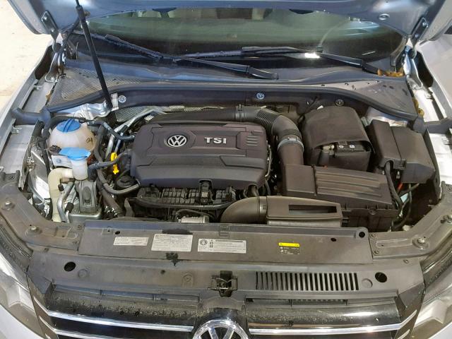 1VWBS7A35EC106242 - 2014 VOLKSWAGEN PASSAT SE SILVER photo 7