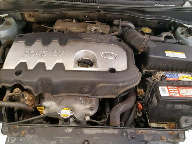 KNADE123366143639 - 2006 KIA RIO BLUE photo 7