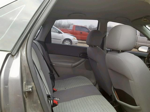 1FAFP34N76W234788 - 2006 FORD FOCUS ZX4 GRAY photo 6