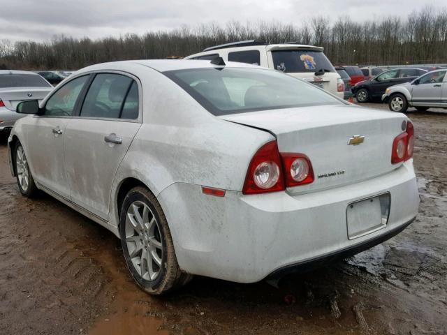 1G1ZE5EU5CF262222 - 2012 CHEVROLET MALIBU LTZ WHITE photo 3