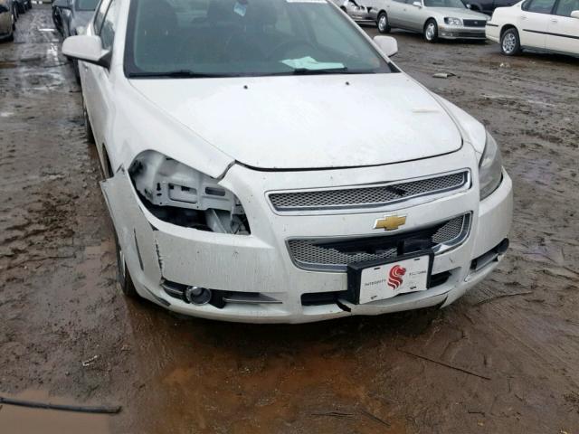 1G1ZE5EU5CF262222 - 2012 CHEVROLET MALIBU LTZ WHITE photo 9