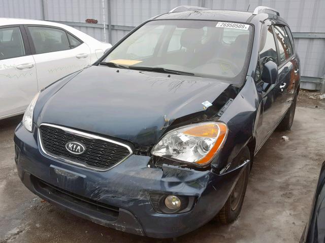 KNAHH8A82C7403212 - 2012 KIA RONDO BLUE photo 2