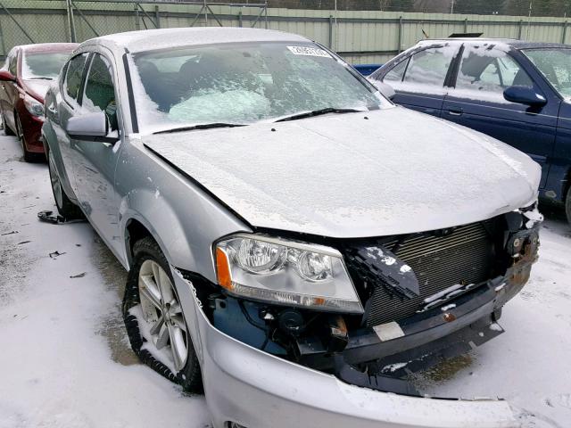 1B3BD1FG7BN573802 - 2011 DODGE AVENGER MA SILVER photo 1