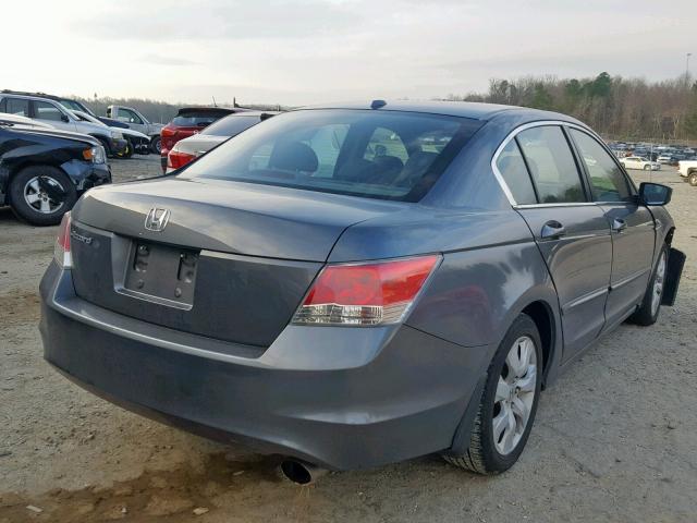 1HGCP26839A187731 - 2009 HONDA ACCORD EXL GRAY photo 4