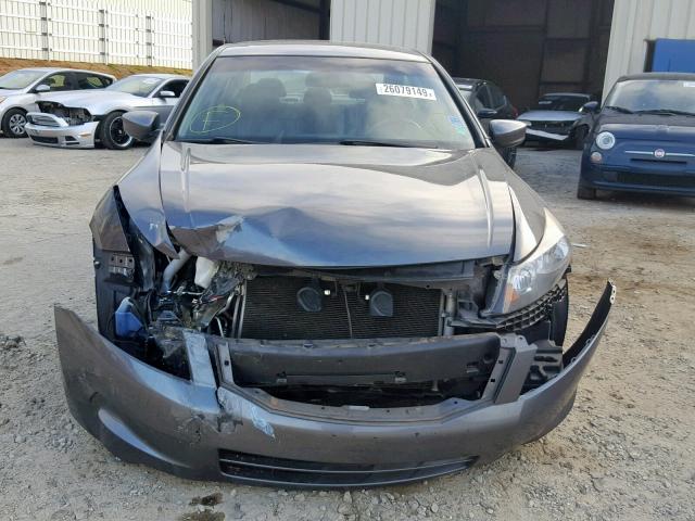 1HGCP26839A187731 - 2009 HONDA ACCORD EXL GRAY photo 9