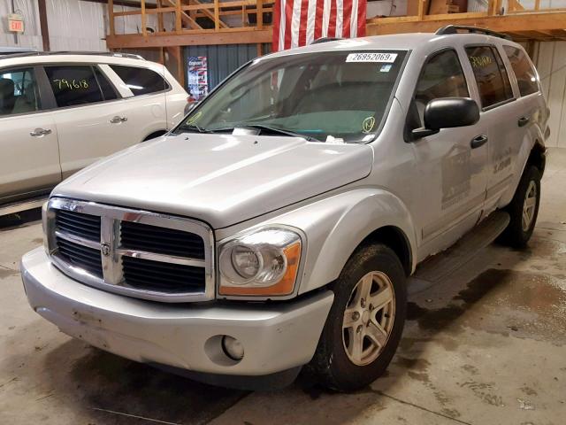 1D4HB48NX4F203312 - 2004 DODGE DURANGO SL GRAY photo 2