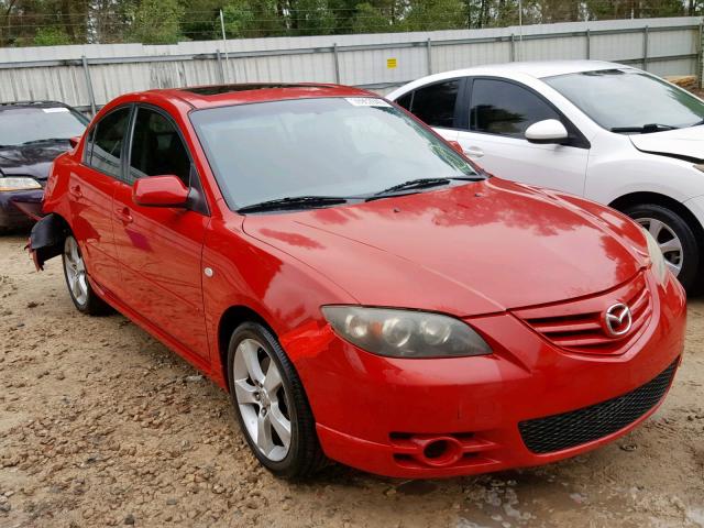 JM1BK123341102294 - 2004 MAZDA 3 S RED photo 1