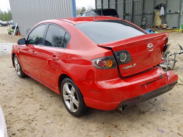 JM1BK123341102294 - 2004 MAZDA 3 S RED photo 3