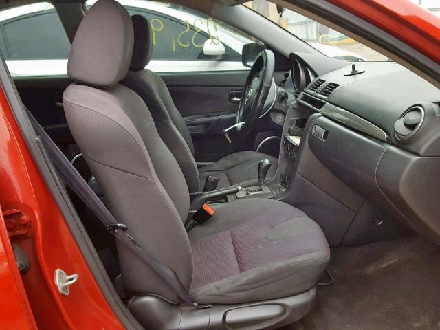 JM1BK123341102294 - 2004 MAZDA 3 S RED photo 5