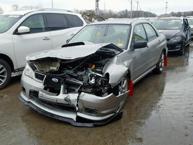 JF1GD75667G508859 - 2007 SUBARU IMPREZA WR SILVER photo 2