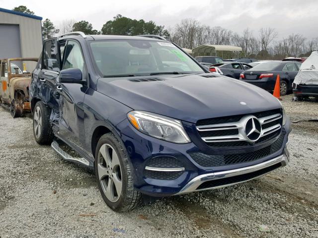 4JGDA5JB9HA885473 - 2017 MERCEDES-BENZ GLE 350 BLUE photo 1