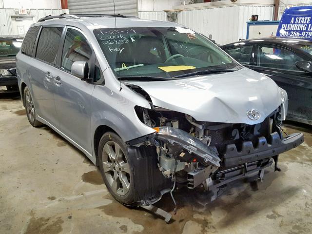 5TDXK3DC1BS068581 - 2011 TOYOTA SIENNA SPO SILVER photo 1