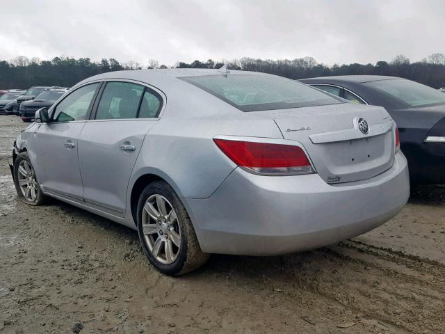 1G4GC5EG1AF149861 - 2010 BUICK LACROSSE C SILVER photo 3