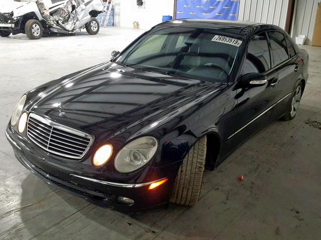 WDBUF83J76X206109 - 2006 MERCEDES-BENZ E 500 4MAT BLACK photo 2