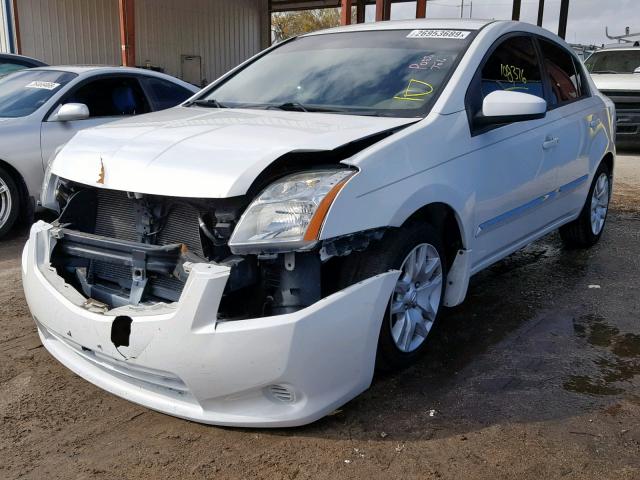 3N1AB6AP4AL603862 - 2010 NISSAN SENTRA 2.0 WHITE photo 2