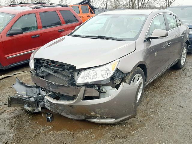 1G4GC5ED9BF100172 - 2011 BUICK LACROSSE C BEIGE photo 2