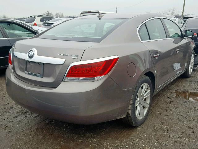 1G4GC5ED9BF100172 - 2011 BUICK LACROSSE C BEIGE photo 4