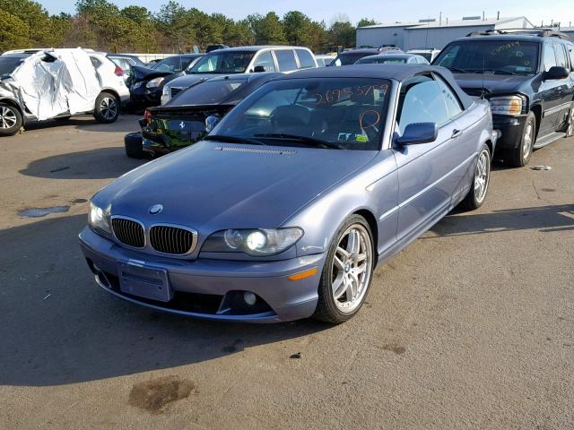 WBABW53445PL50861 - 2005 BMW 330 CI BLUE photo 2