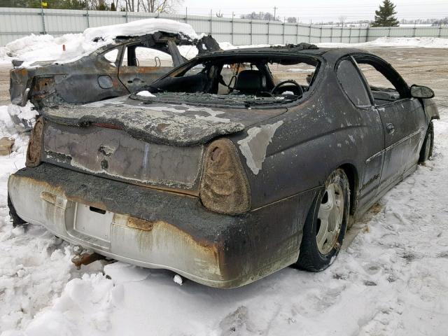 2G1WX15K819121168 - 2001 CHEVROLET MONTE CARL BURN photo 4