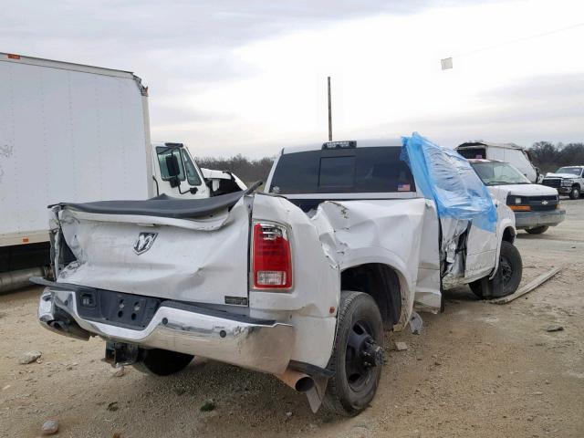 3C63RPJLXEG175919 - 2014 RAM 3500 LARAM WHITE photo 4