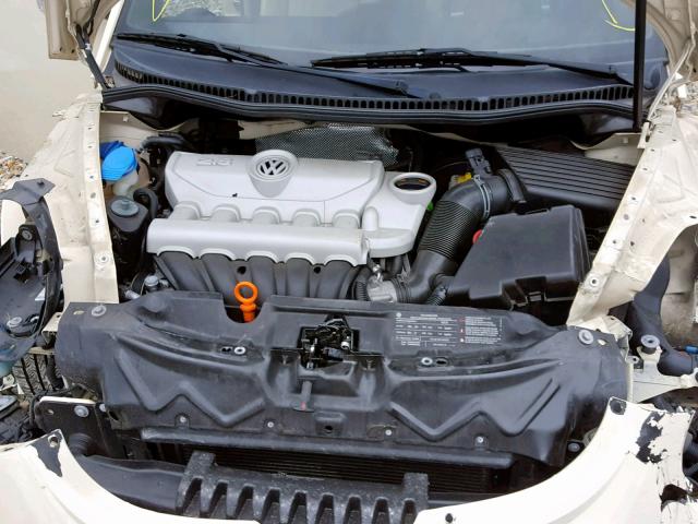 3VWPG31C99M503750 - 2009 VOLKSWAGEN NEW BEETLE ყვითელი ფოტო 7