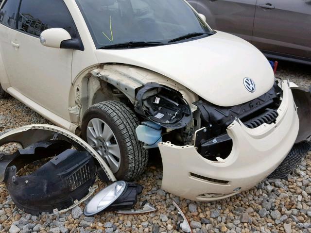 3VWPG31C99M503750 - 2009 VOLKSWAGEN NEW BEETLE ყვითელი ფოტო 9