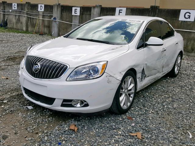 1G4PR5SK1E4121616 - 2014 BUICK VERANO CON WHITE photo 2