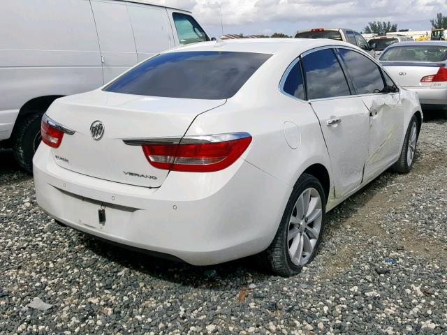 1G4PR5SK1E4121616 - 2014 BUICK VERANO CON WHITE photo 4