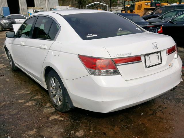 1HGCP2F49BA072411 - 2011 HONDA ACCORD LXP WHITE photo 3