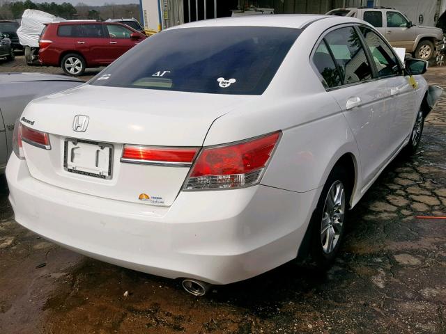 1HGCP2F49BA072411 - 2011 HONDA ACCORD LXP WHITE photo 4