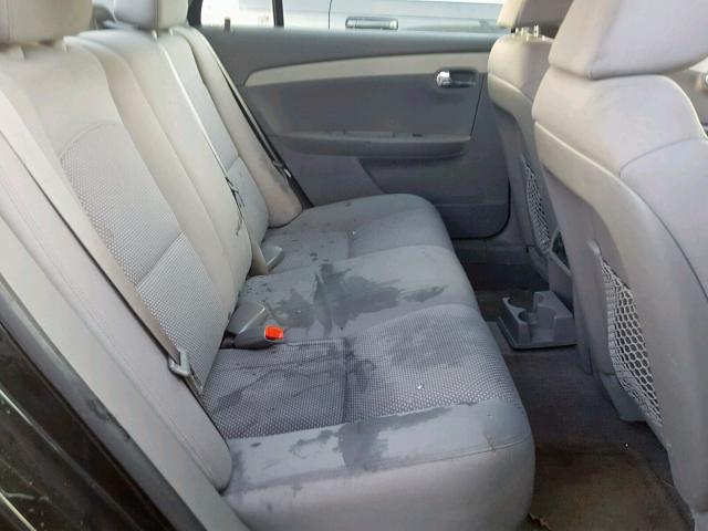 1G1ZC5EB8AF283146 - 2010 CHEVROLET MALIBU 1LT BLACK photo 6