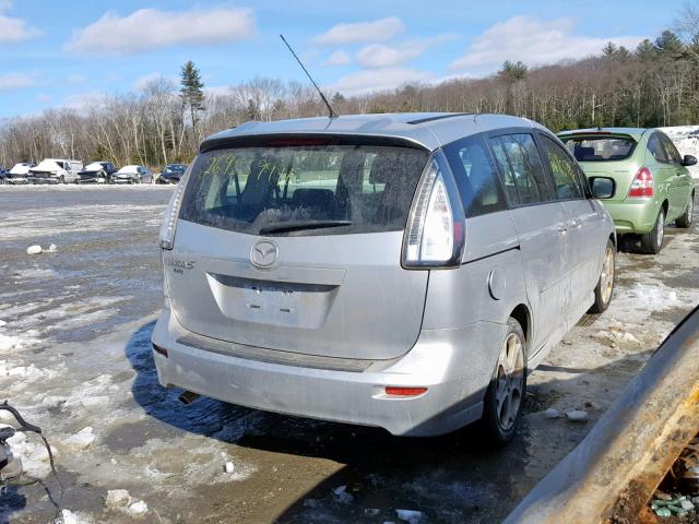 JM1CR29L990336576 - 2009 MAZDA 5 GRAY photo 4