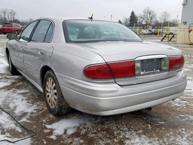 1G4HP54K55U222522 - 2005 BUICK LESABRE CU SILVER photo 3